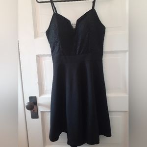 Black lacey dress, medium, almost famous